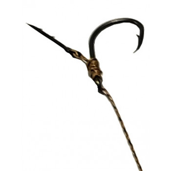 Поводок TECHNOCARP Method Hair Rigs with Spikes-Игла 15lb Wide Gape №10 2шт/уп