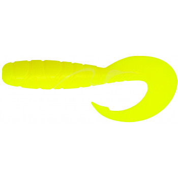 Силикон FishUp Mighty Grub 4.5" 4шт #046 Lemon