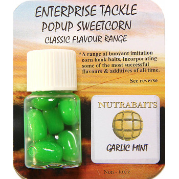 Искусственные ароматизированные насадки Enterprise Tackle Corn GARLIC MINT CORN Green