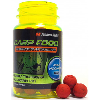 Бойлы Tandem Baits CF Perfection Mini Hookers 12mm 50g Royal Strawberry