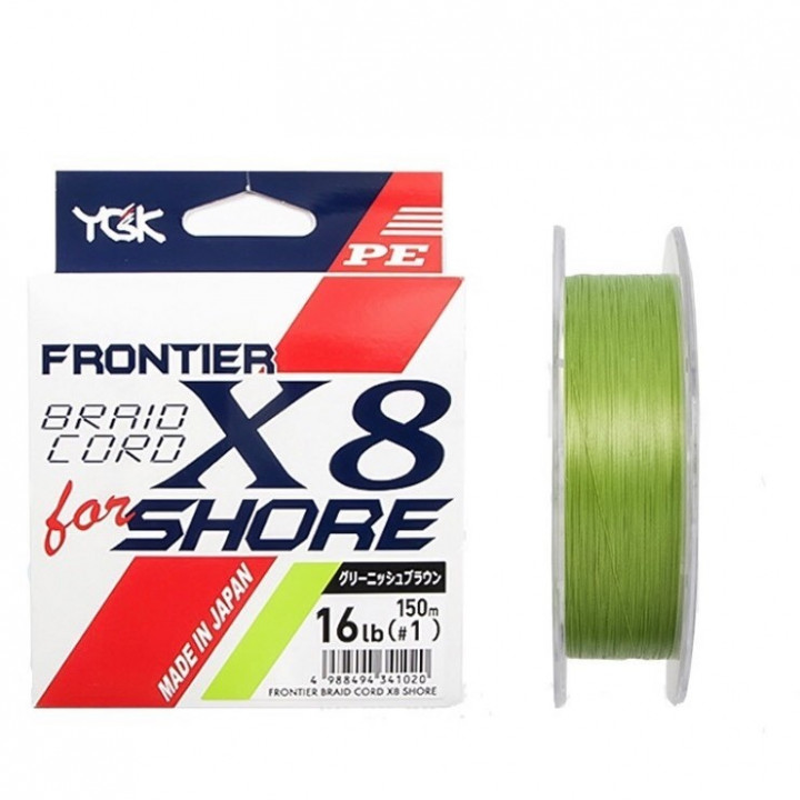 Шнур YGK Frontier Braid Cord X8 150m #1.0