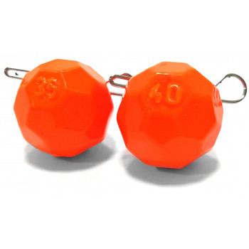 Груз Днепр-Свинец Fishball Оранжевый 40g