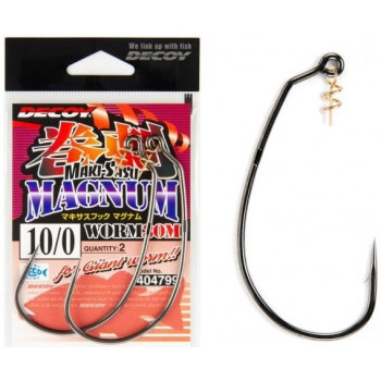 Крючок Decoy Worm  30M Maki-Sasu Hook Magnum 10/0 2шт/уп