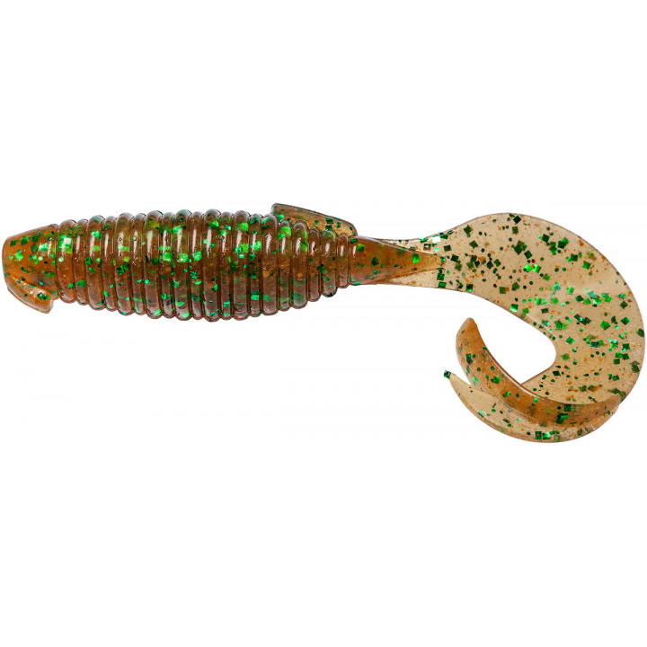 Силикон Keitech Flapper Grub 4" EA#02 Peach Green Flake 1шт