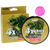 Шнур Jaxon Crius 4x UltraLight pink 0.042mm 150m розовый