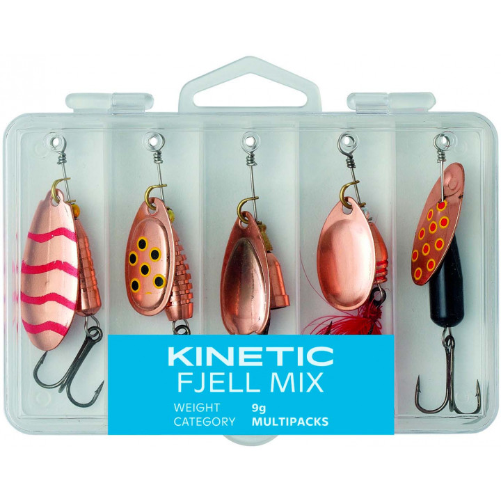 Набор Блесен Kinetic Fjell Mix 5шт