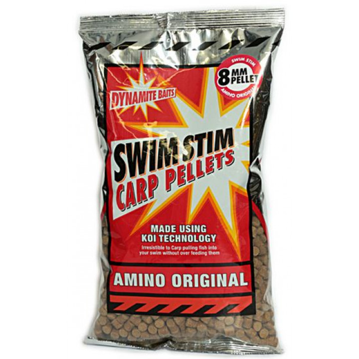 Пеллетс Dynamite Baits Feed Pellets Swimstim Amino Natural 3mm 900g