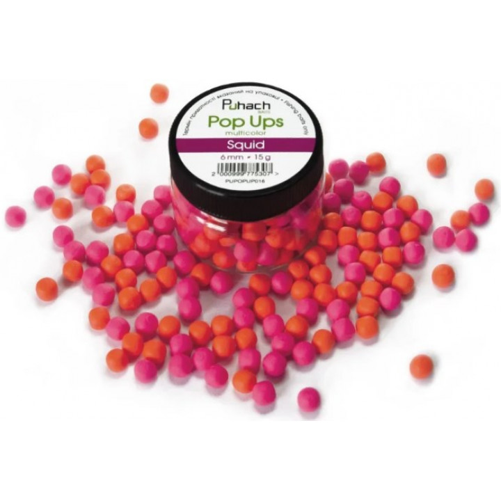 Puhach Baits Pop Ups 6mm Multicolor - Squid