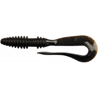 Силикон Keitech Mad Wag Slim 4.5" (9шт/уп) #101 green pumpkin pp.