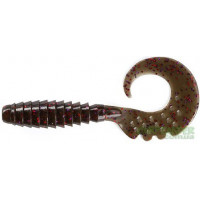 Силикон FishUp Fancy Grub 2" 10шт #050 Green Pumpkin Brown Red & Purple