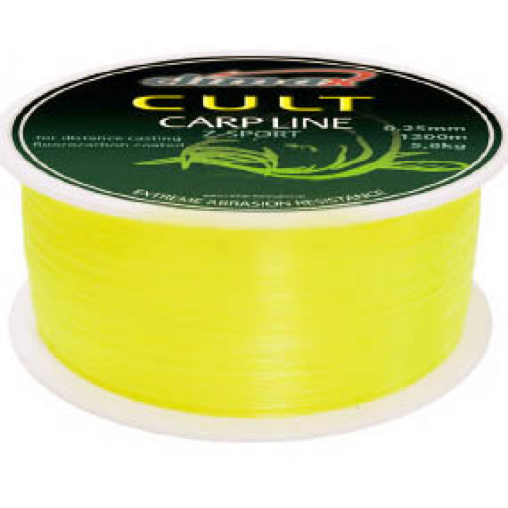 Леска Climax Cult Carp Line Z-Sport fluo-yellow 0.28mm 1000m 15lb