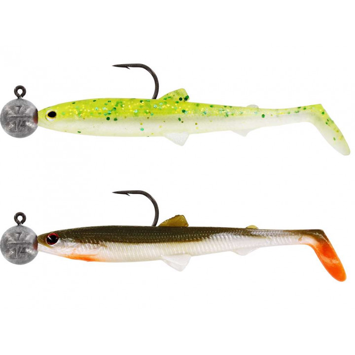Силикон Westin BullTeez R 'N R  12.5cm 10g #6/0 Dark Water Mix 5 (2шт/уп)
