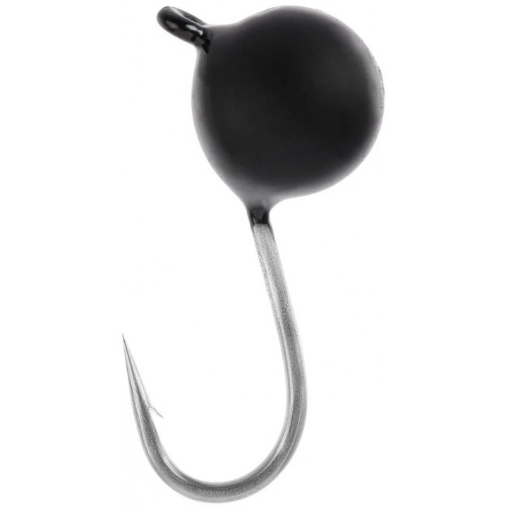 Мормышка вольфрамовая Viking Fishing Round 0.64g 4mm Black (1шт)