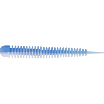 Силикон Kinetic Wriggly 7.5cm 2.1g Baby Blue/White (10шт) Garlic