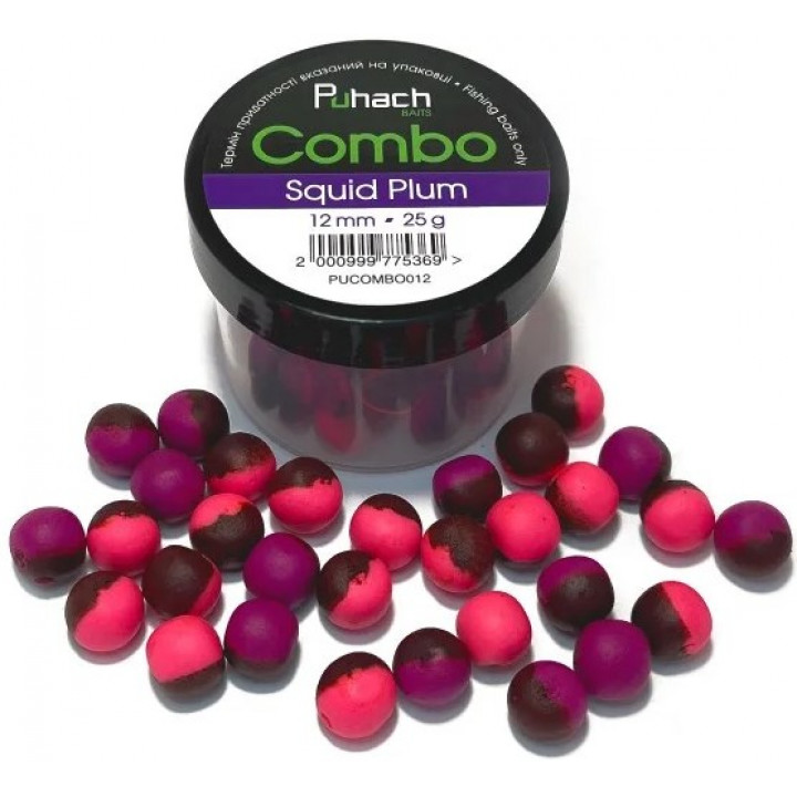 Puhach Baits Combo 12mm - Squid Plum