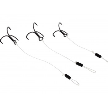 Оснастка Westin Braided Stinger 10cm 0.38mm 24kg #6 (2шт/уп)