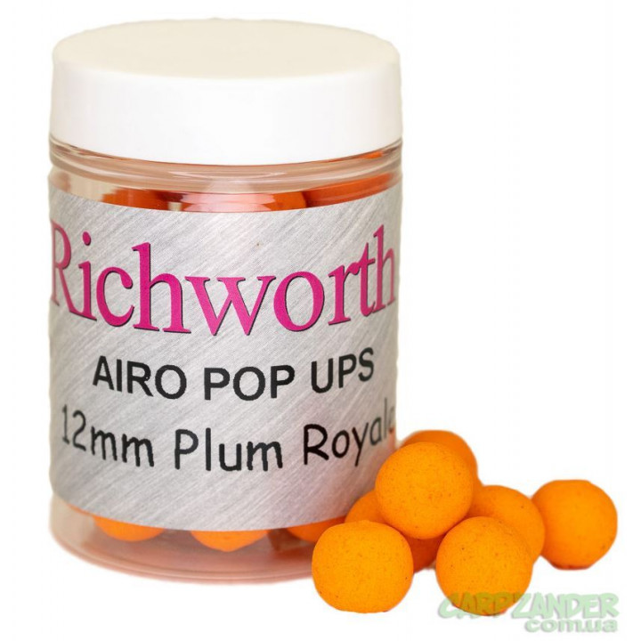 Бойли плаваючі Richworth Airo Pop-Ups 12mm Plum Royale