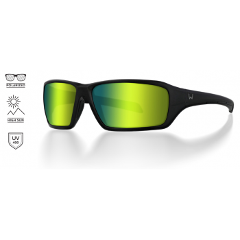 Очки Westin W6 Sport 15 Matte Black - LB Green LM Green AR Green