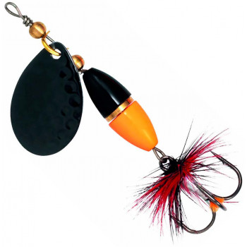 Блесна Kinetic Fizz 10g Black/Orange/Gold Ribbon