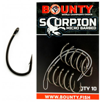 Гачки Bounty Scorpion Micro-Barbed №10 (з борідкою)