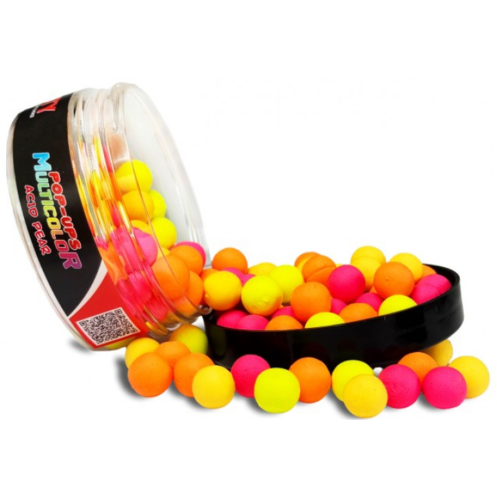 Бойлы BOUNTY Pop-up MULTICOLORACID PEAR 6mm