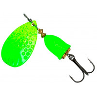 Блесна Kinetic Gekko 11g Green/Yellow
