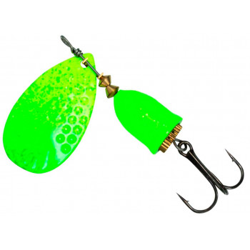 Блесна Kinetic Gekko 11g Green/Yellow