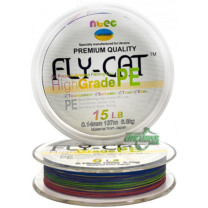 Шнур Ntec FlyCat 137m Multicolor 0.12mm