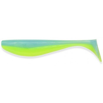 Силикон FishUp Wizzle Shad 2.0" (10шт) #206 - Sky/Chartreuse
