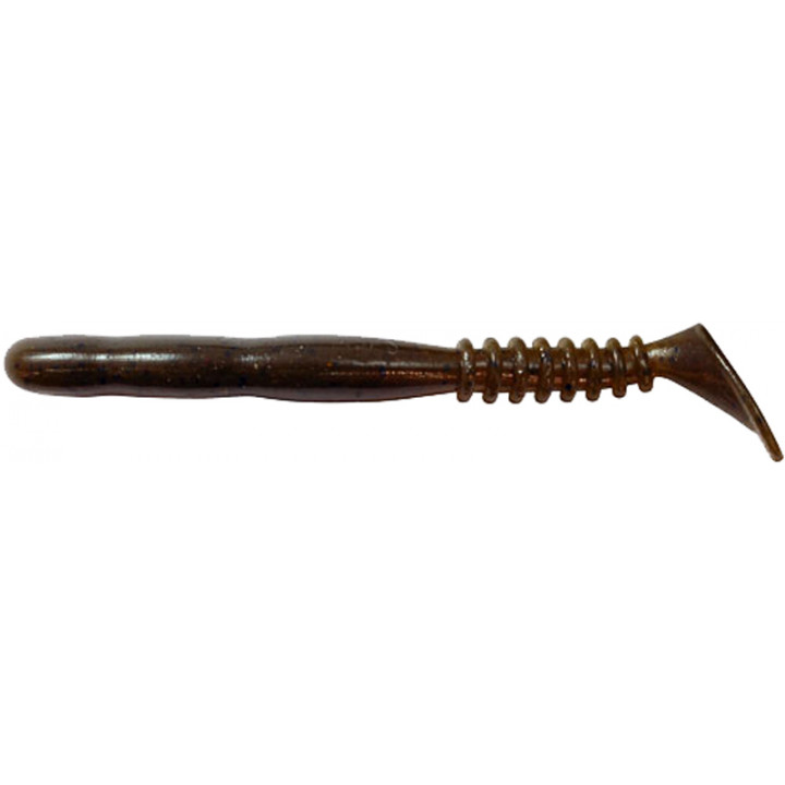 Силикон Reins Rockvibe Shad 3" 002 Green Pumpkin (15шт/уп)