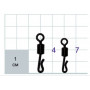 Застёжка Gurza Long Q-shaped Swing Snap # 4 5шт.