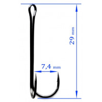 Крючок Kumho DOUBLE HOOK LIGHT 800 №8