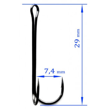 Крючок Kumho DOUBLE HOOK LIGHT 800 №8