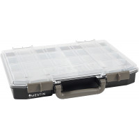 Коробка Westin W6 Lure Vault 337x278x57 Incl. 10 inserts Black/Clear