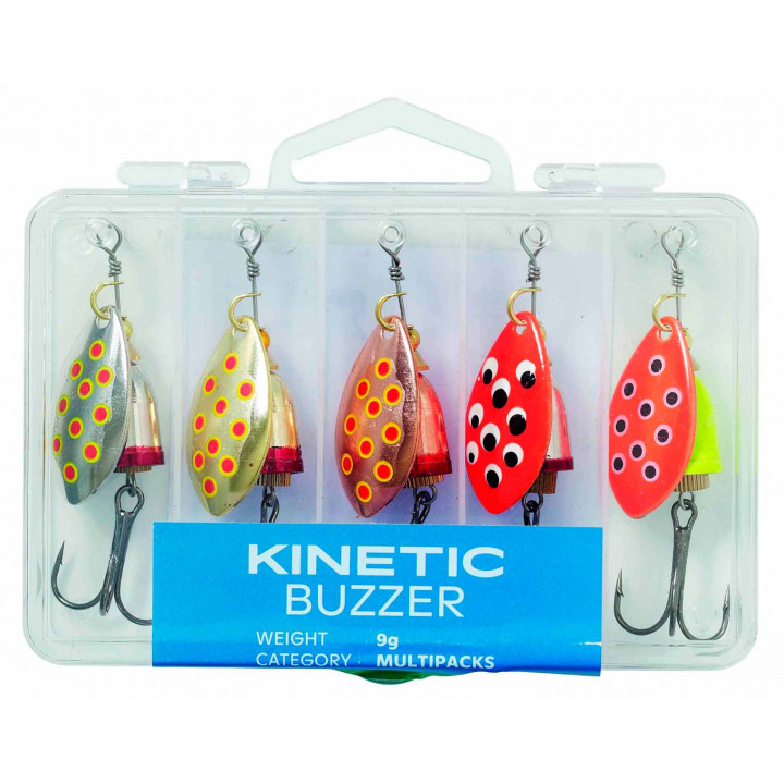 Набор Блесен Kinetic Buzzer 9g 5шт