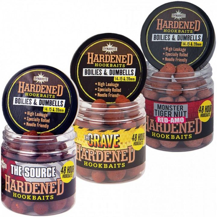 Бойл Dynamite Baits Hardened Hook Baits 48h Boilies and Dumbless