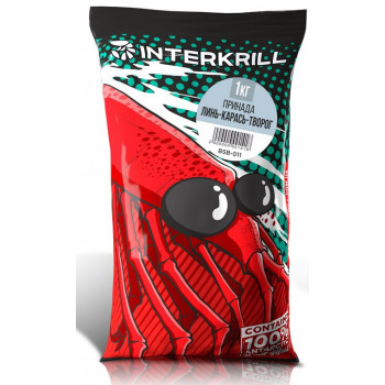 Прикормка INTERKRILL Линь-Карась-Творог 1kg
