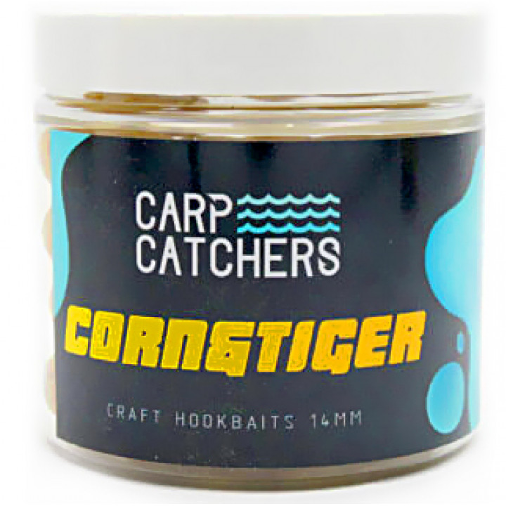 Бойли вареные тонущие Carp Catchers Craft Hookbaits CORN&TIGER 10mm