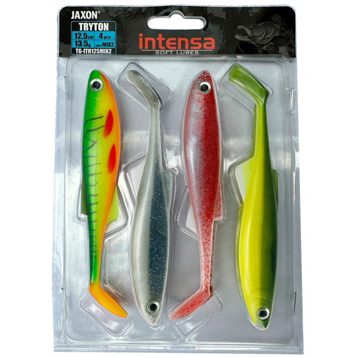 Силикон Jaxon Intensa Tryton 12.5cm MIX2 4шт/уп