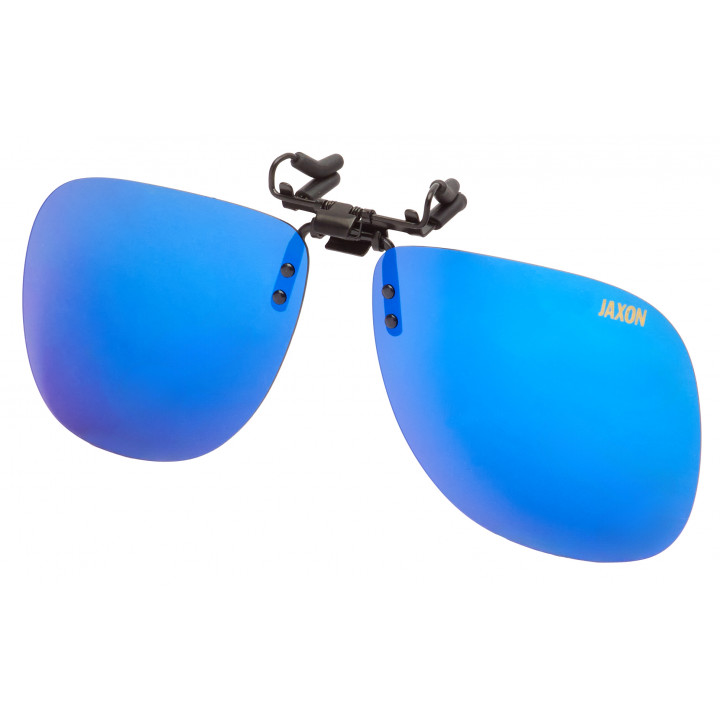 Насадка на очки поляризационная Jaxon AK-OKX02SMB зеркальные синие