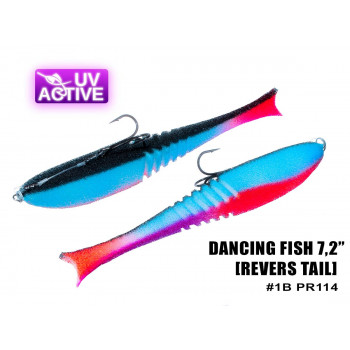 Поролоновая рыбка ПрофМонтаж Dancing Fish 7.2" (reverse tail) #114