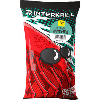Прикормка INTERKRILL Feeder Classic Feeder Карась-Мед 1kg