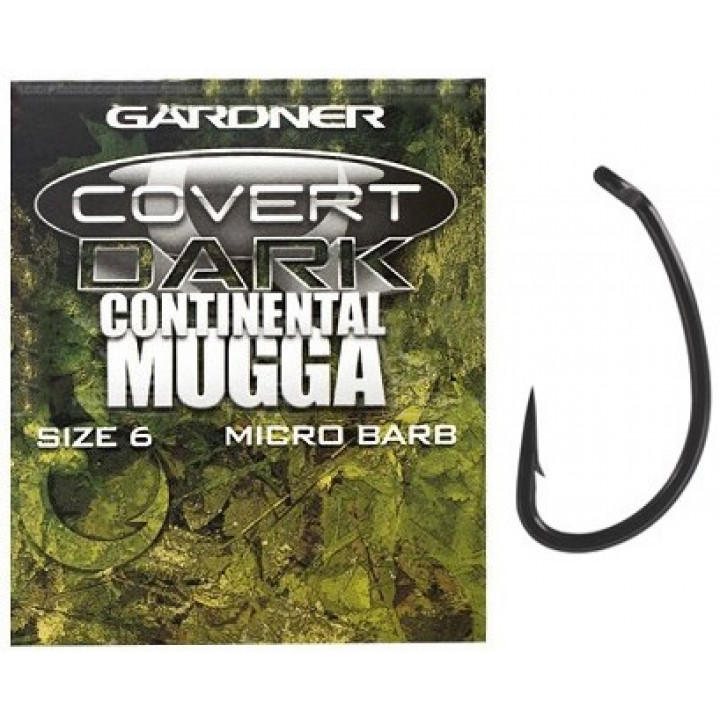 Крючок Gardner Covert Dark Continental Mugga №4 10шт