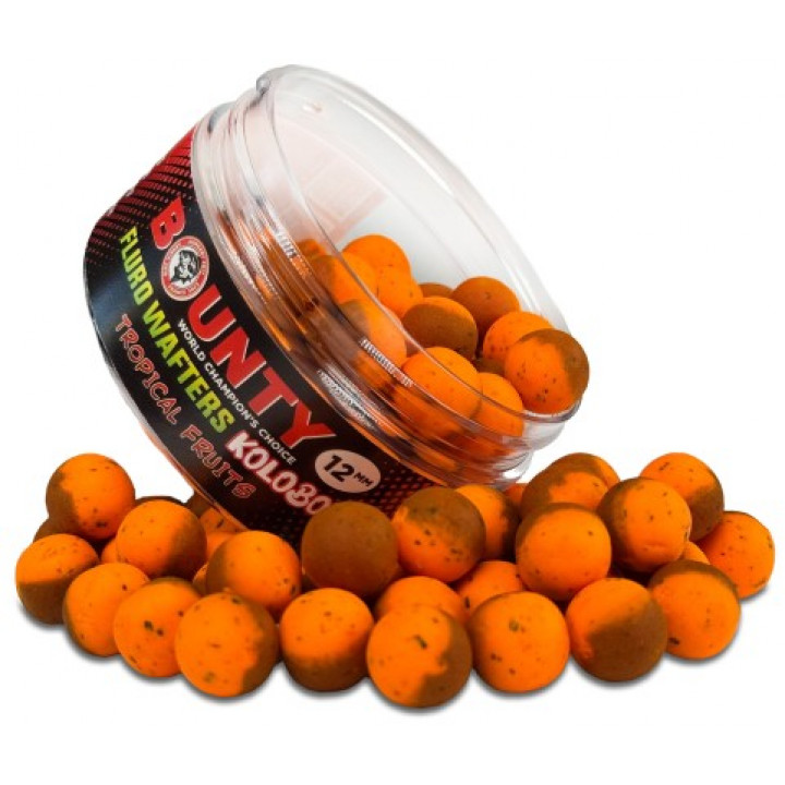 Бойлы Bounty Fluro-вафтерс Kolobok Tropical Fruits (Тропические фрукты) 10mm  