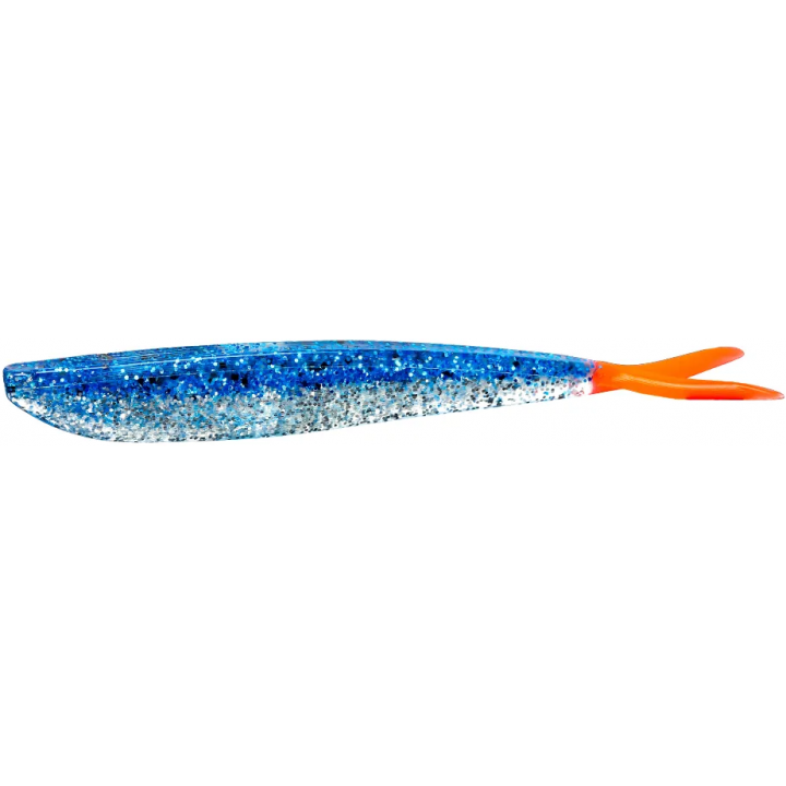 Силикон LUNKER CITY Fin-S Fish 8шт/уп 4" #279 Blue Ice Firetail