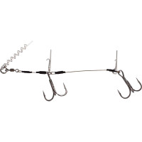 Оснастка Westin Add-It Shallow Rig Double 1x7 40,8kg 15cm #2/0 (2шт)