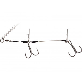 Оснастка Westin Add-It Shallow Rig Double 1x7 40,8kg 12cm #1/0 (2шт)