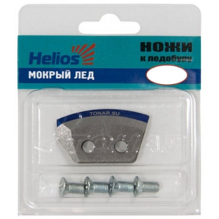 Комплект полукруглых ножей к ледобуру Тонар (Барнаул) ЛР-130-L Мокрый Лёд левое вращение