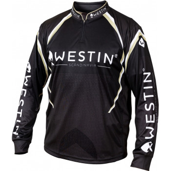 Чоловічий лонгслів Westin LS Tournament Shirt M Black/Grey
