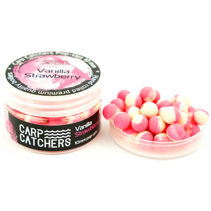 Бойли pop-up Carp Catchers «Vanilla Strawberry» 8mm